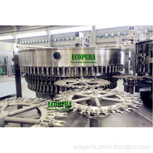 Fully Automatic 3 in 1 Soda Water Bottling Machine for Carbonated Beverage Filling Factory
